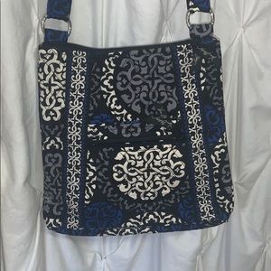 Vera Bradley Blue, Grey, White, and Black